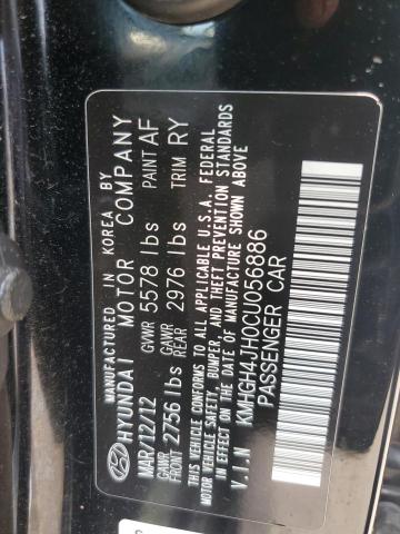 Photo 11 VIN: KMHGH4JH0CU056886 - HYUNDAI EQUUS 