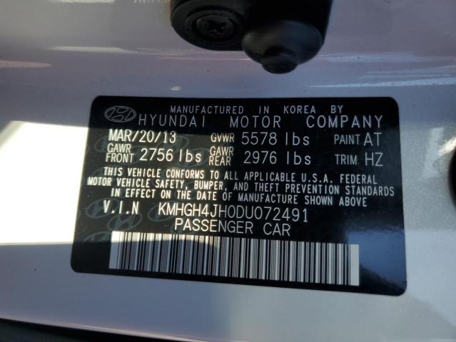 Photo 12 VIN: KMHGH4JH0DU072491 - HYUNDAI EQUUS SIGN 