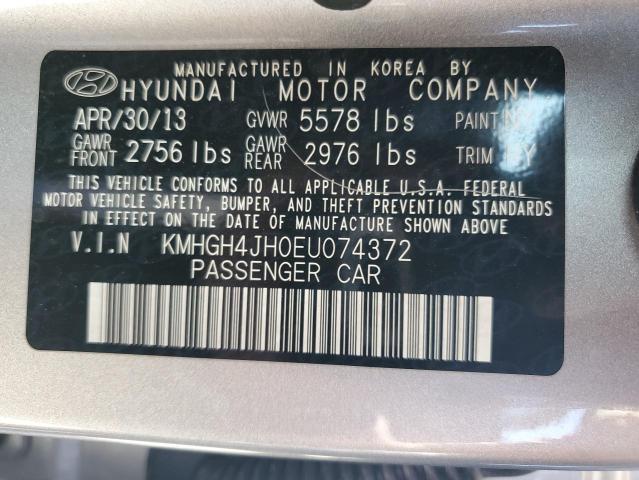 Photo 11 VIN: KMHGH4JH0EU074372 - HYUNDAI EQUUS SIGN 