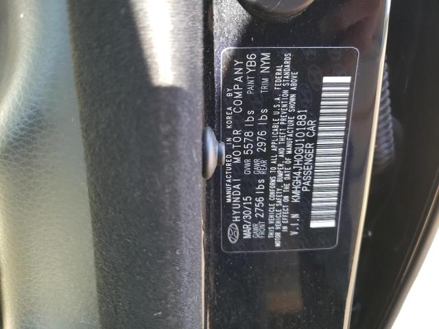 Photo 11 VIN: KMHGH4JH0GU101881 - HYUNDAI EQUUS SIGN 