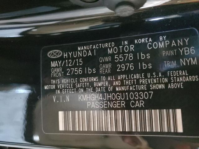 Photo 11 VIN: KMHGH4JH0GU103307 - HYUNDAI EQUUS SIGN 