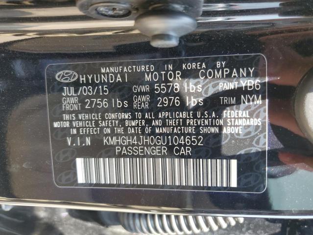 Photo 11 VIN: KMHGH4JH0GU104652 - HYUNDAI EQUUS 