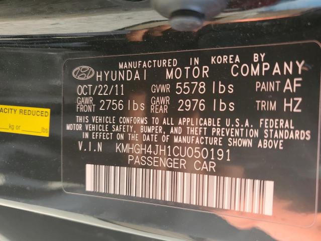 Photo 11 VIN: KMHGH4JH1CU050191 - HYUNDAI EQUUS SIGN 