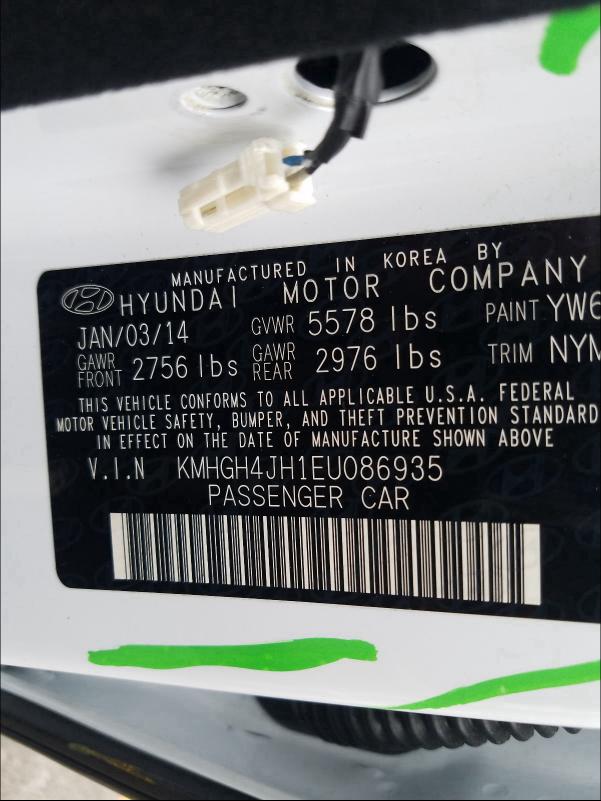 Photo 9 VIN: KMHGH4JH1EU086935 - HYUNDAI EQUUS SIGN 