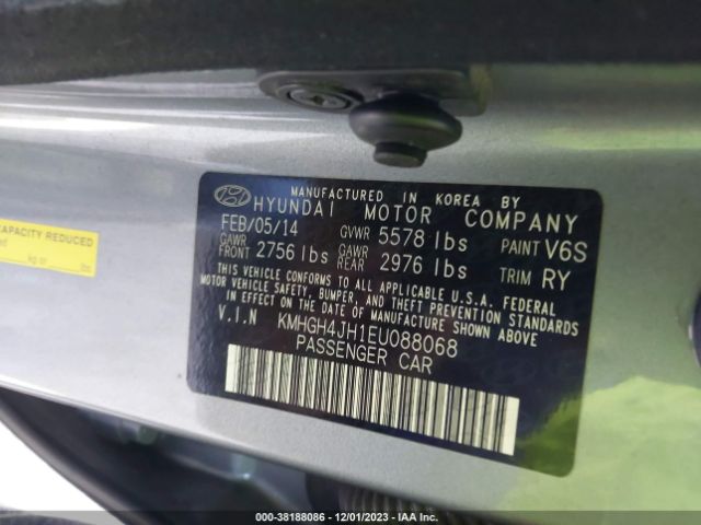 Photo 8 VIN: KMHGH4JH1EU088068 - HYUNDAI EQUUS 