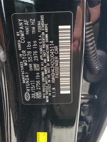 Photo 12 VIN: KMHGH4JH2CU045114 - HYUNDAI EQUUS SIGN 