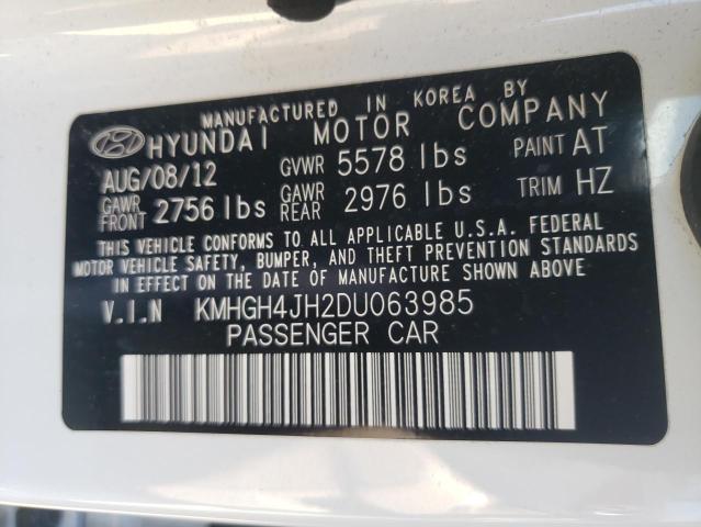 Photo 11 VIN: KMHGH4JH2DU063985 - HYUNDAI EQUUS SIGN 