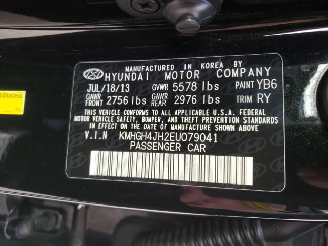 Photo 9 VIN: KMHGH4JH2EU079041 - HYUNDAI EQUUS SIGN 