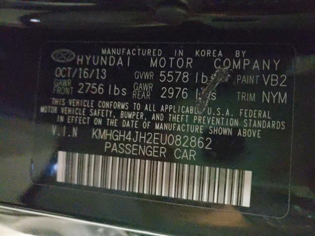 Photo 9 VIN: KMHGH4JH2EU082862 - HYUNDAI EQUUS SIGN 