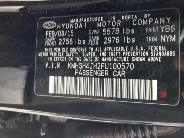 Photo 9 VIN: KMHGH4JH2FU100570 - HYUNDAI EQUUS SIGN 