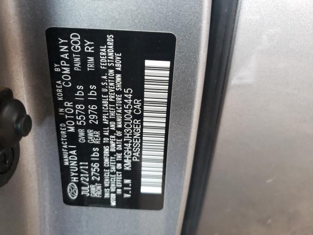 Photo 9 VIN: KMHGH4JH3CU045445 - HYUNDAI EQUUS SIGN 