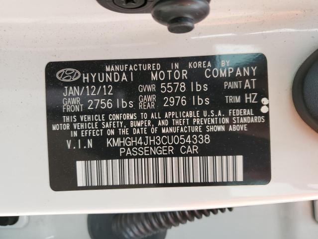 Photo 11 VIN: KMHGH4JH3CU054338 - HYUNDAI EQUUS 