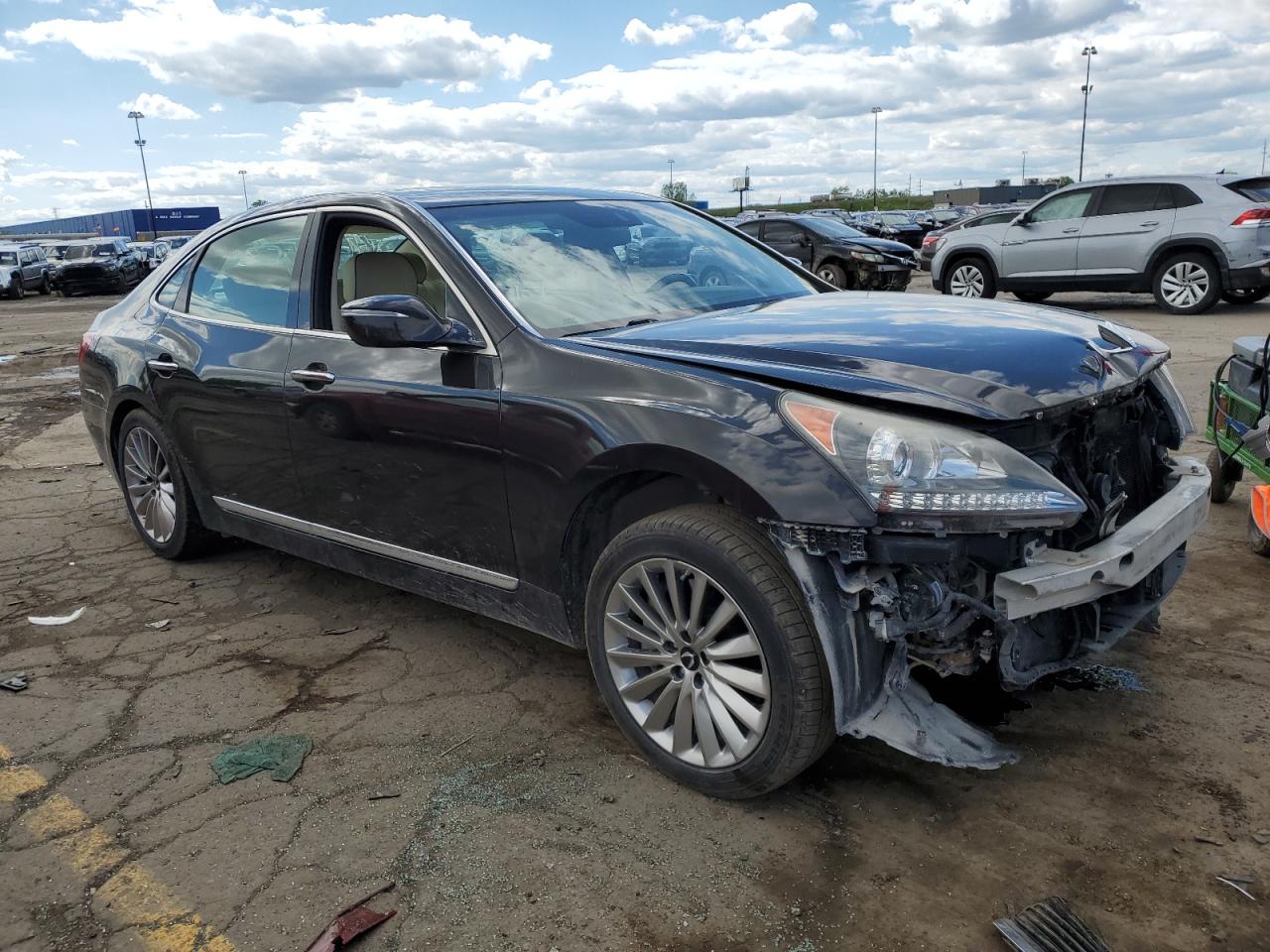 Photo 3 VIN: KMHGH4JH3FU098859 - HYUNDAI EQUUS 