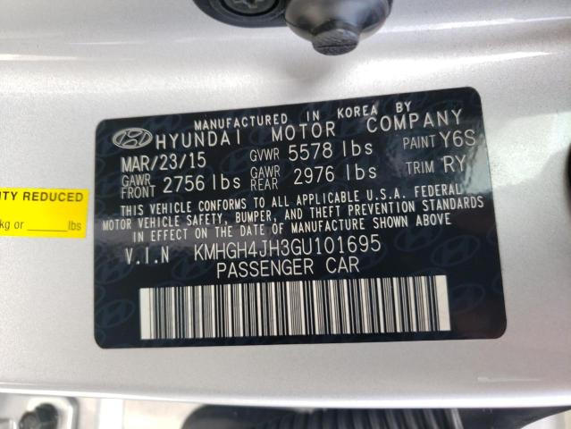 Photo 9 VIN: KMHGH4JH3GU101695 - HYUNDAI EQUUS SIGN 