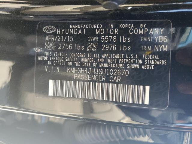 Photo 11 VIN: KMHGH4JH3GU102670 - HYUNDAI EQUUS SIGN 