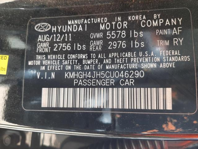 Photo 11 VIN: KMHGH4JH5CU046290 - HYUNDAI EQUUS SIGN 