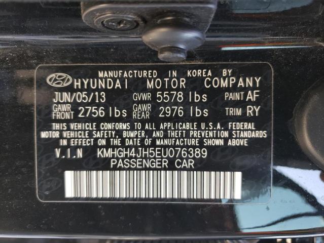 Photo 11 VIN: KMHGH4JH5EU076389 - HYUNDAI EQUUS SIGN 