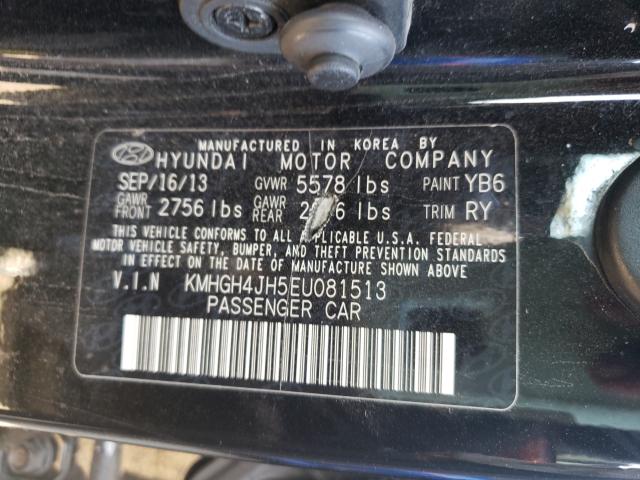 Photo 9 VIN: KMHGH4JH5EU081513 - HYUNDAI EQUUS 