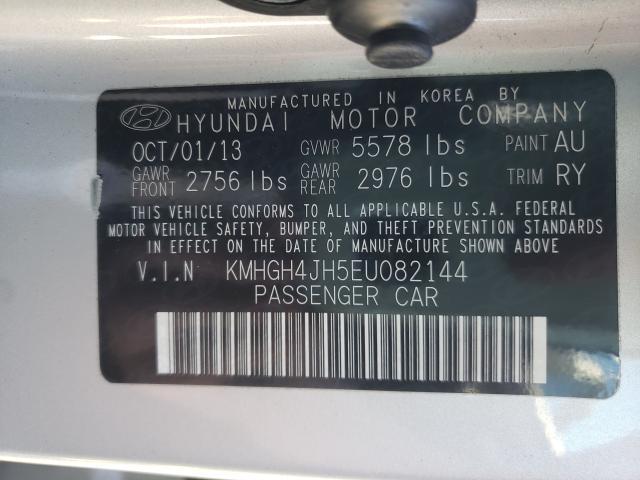 Photo 9 VIN: KMHGH4JH5EU082144 - HYUNDAI EQUUS SIGN 