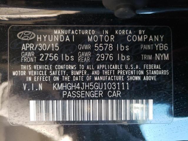 Photo 9 VIN: KMHGH4JH5GU103111 - HYUNDAI EQUUS SIGN 