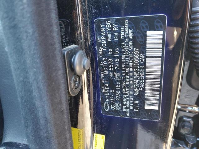 Photo 11 VIN: KMHGH4JH5GU105697 - HYUNDAI EQUUS 