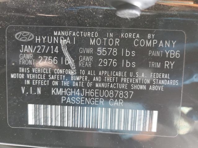 Photo 11 VIN: KMHGH4JH6EU087837 - HYUNDAI EQUUS SIGN 