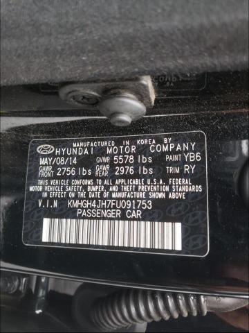 Photo 9 VIN: KMHGH4JH7FU091753 - HYUNDAI EQUUS SIGN 