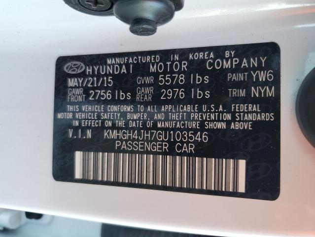 Photo 9 VIN: KMHGH4JH7GU103546 - HYUNDAI EQUUS SIGN 