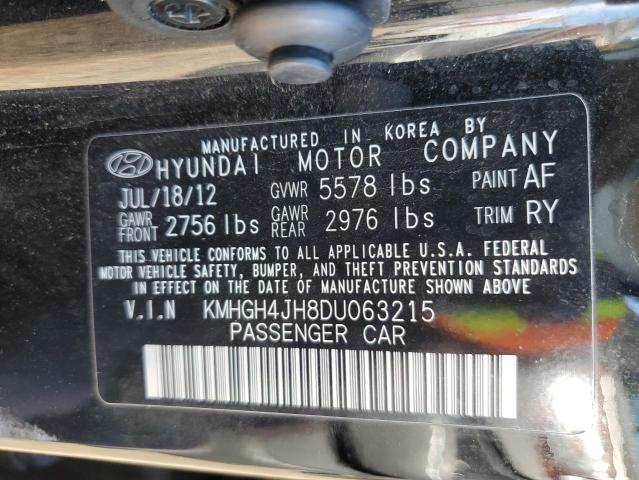 Photo 11 VIN: KMHGH4JH8DU063215 - HYUNDAI EQUUS 