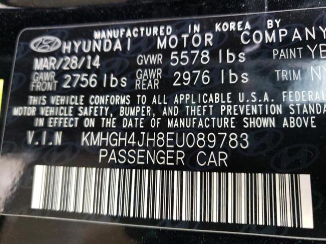 Photo 9 VIN: KMHGH4JH8EU089783 - HYUNDAI EQUUS SIGN 