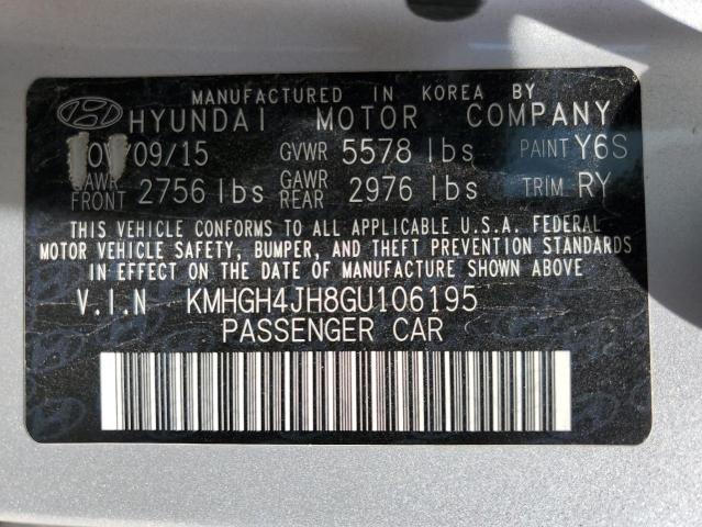 Photo 11 VIN: KMHGH4JH8GU106195 - HYUNDAI EQUUS SIGN 