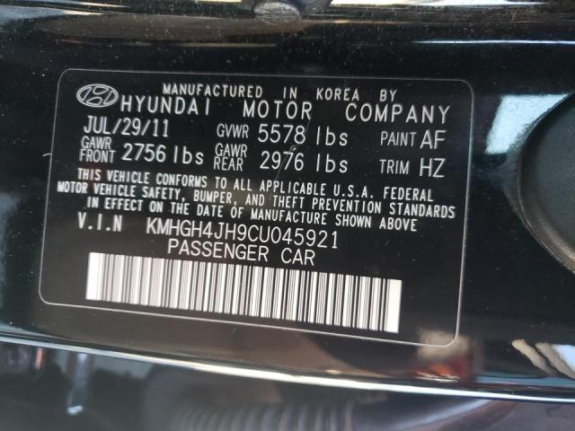 Photo 9 VIN: KMHGH4JH9CU045921 - HYUNDAI EQUUS SIGN 