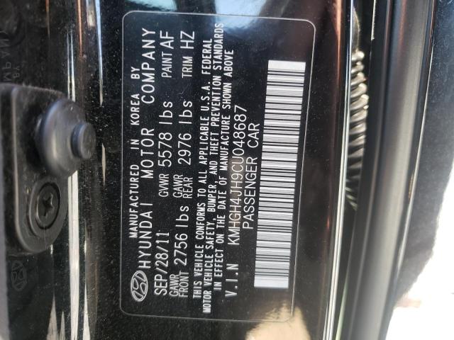 Photo 9 VIN: KMHGH4JH9CU048687 - HYUNDAI EQUUS SIGN 