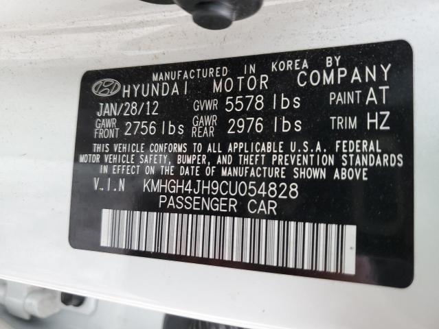 Photo 11 VIN: KMHGH4JH9CU054828 - HYUNDAI EQUUS SIGN 