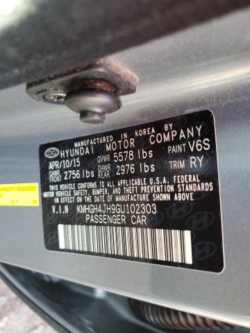 Photo 11 VIN: KMHGH4JH9GU102303 - HYUNDAI EQUUS SIGN 