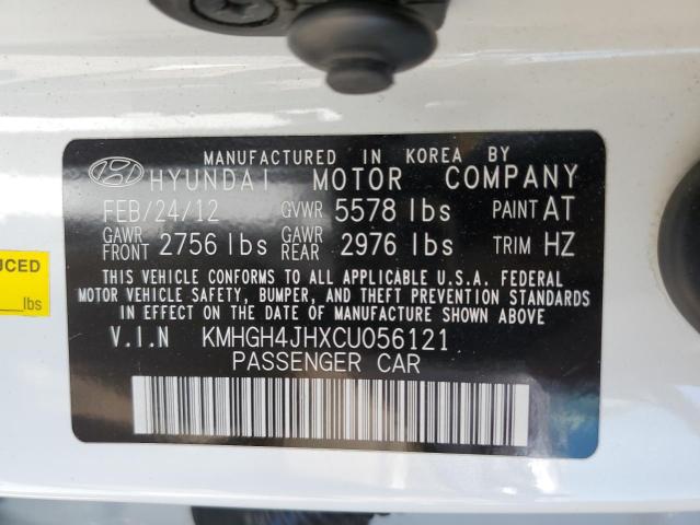 Photo 11 VIN: KMHGH4JHXCU056121 - HYUNDAI EQUUS SIGN 