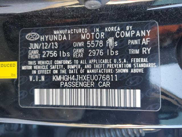 Photo 12 VIN: KMHGH4JHXEU076811 - HYUNDAI EQUUS 