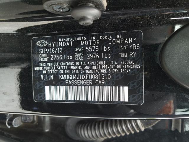 Photo 9 VIN: KMHGH4JHXEU081510 - HYUNDAI EQUUS SIGN 