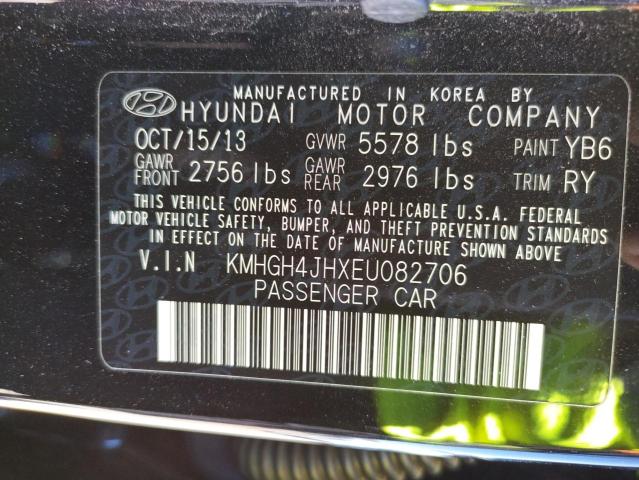 Photo 9 VIN: KMHGH4JHXEU082706 - HYUNDAI EQUUS SIGN 