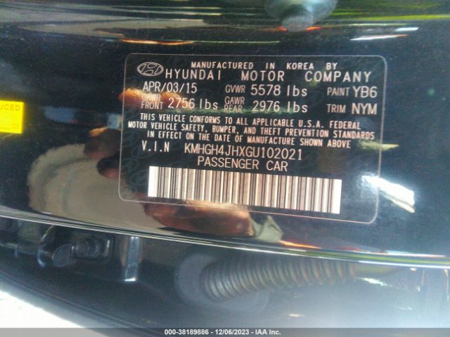 Photo 8 VIN: KMHGH4JHXGU102021 - HYUNDAI EQUUS 