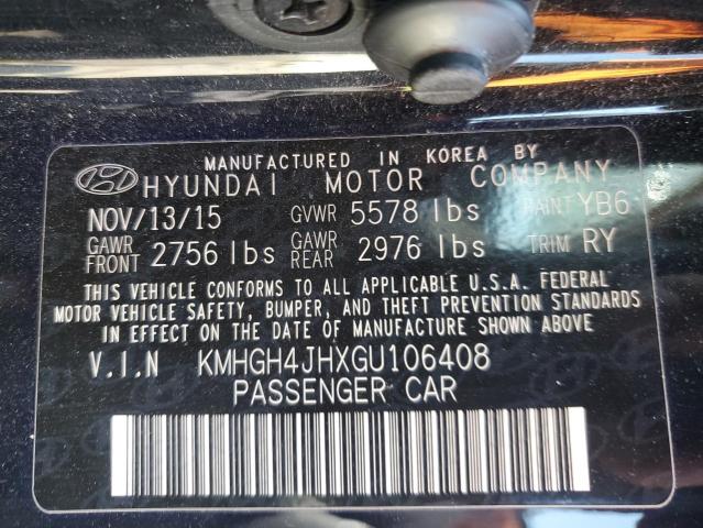 Photo 12 VIN: KMHGH4JHXGU106408 - HYUNDAI EQUUS SIGN 