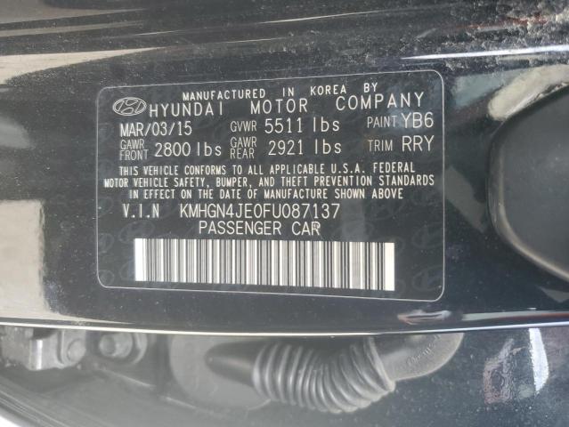 Photo 11 VIN: KMHGN4JE0FU087137 - HYUNDAI GENESIS 