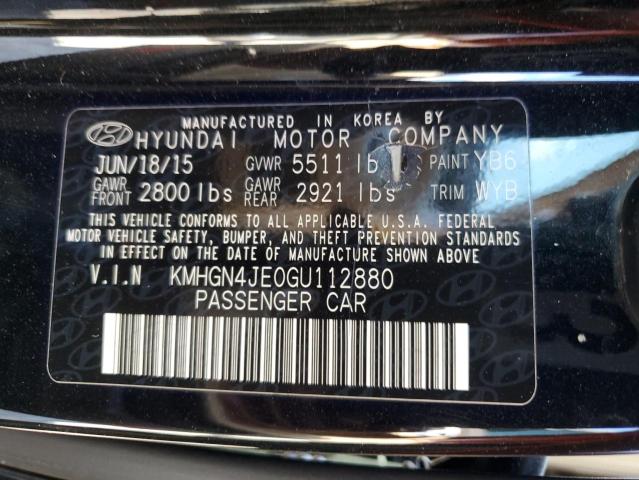 Photo 12 VIN: KMHGN4JE0GU112880 - HYUNDAI GENESIS 