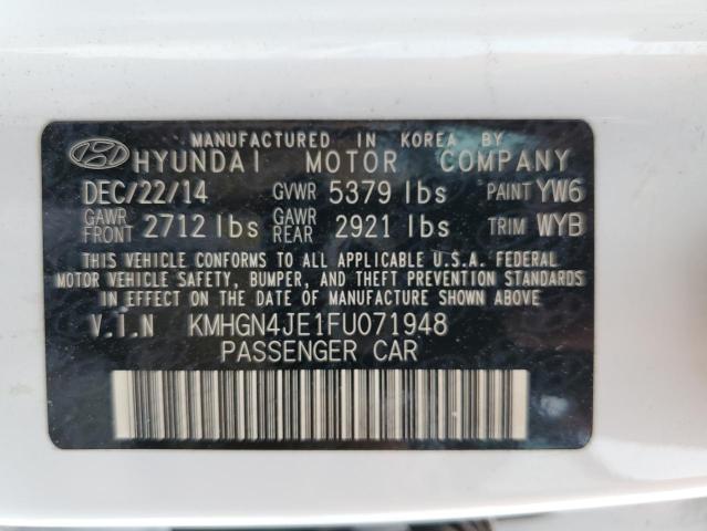 Photo 11 VIN: KMHGN4JE1FU071948 - HYUNDAI GENESIS 