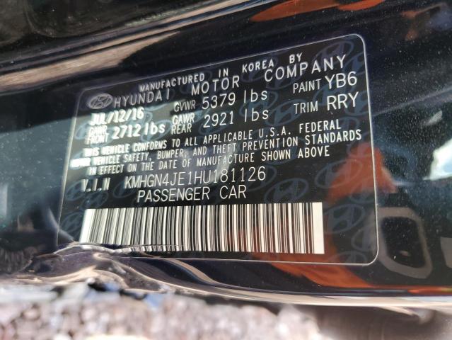 Photo 11 VIN: KMHGN4JE1HU181126 - GENESIS G80 