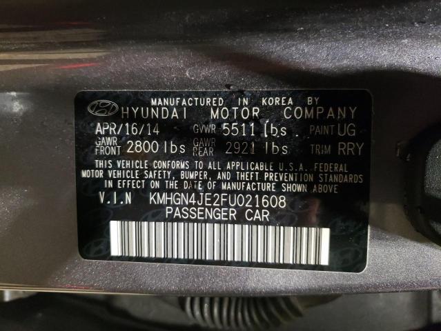 Photo 11 VIN: KMHGN4JE2FU021608 - HYUNDAI GENESIS 