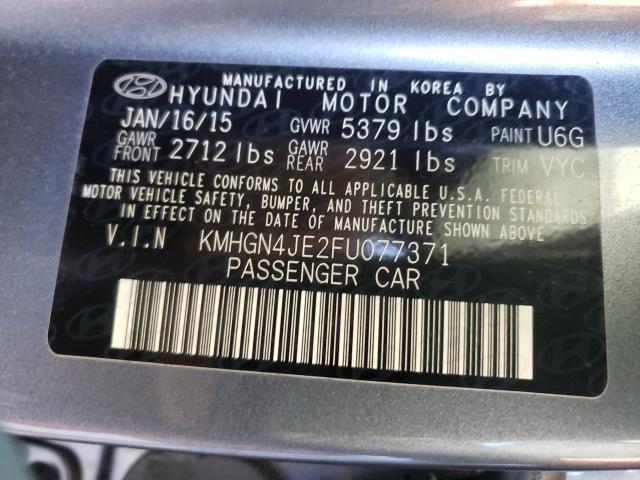 Photo 9 VIN: KMHGN4JE2FU077371 - HYUNDAI GENESIS 