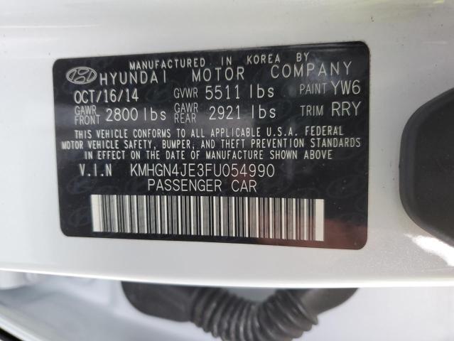 Photo 11 VIN: KMHGN4JE3FU054990 - HYUNDAI GENESIS 