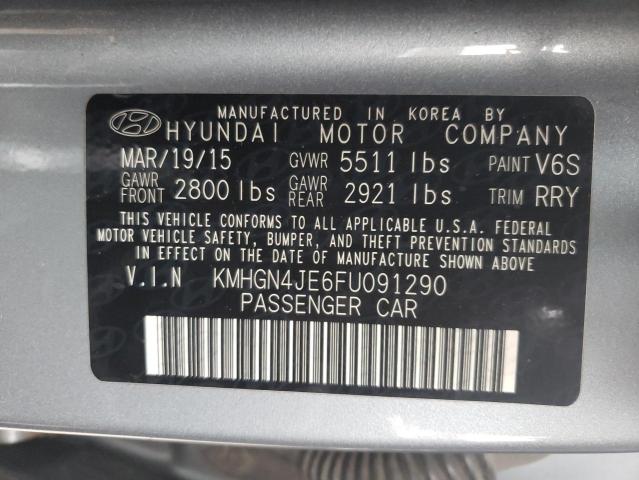 Photo 9 VIN: KMHGN4JE6FU091290 - HYUNDAI GENESIS 3. 