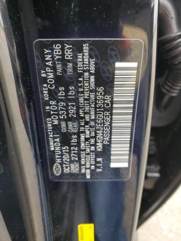 Photo 12 VIN: KMHGN4JE6GU136956 - HYUNDAI GENESIS 